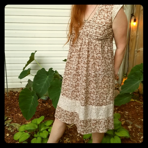 Vintage 70's Cotton Sundress - Picture 1 of 4